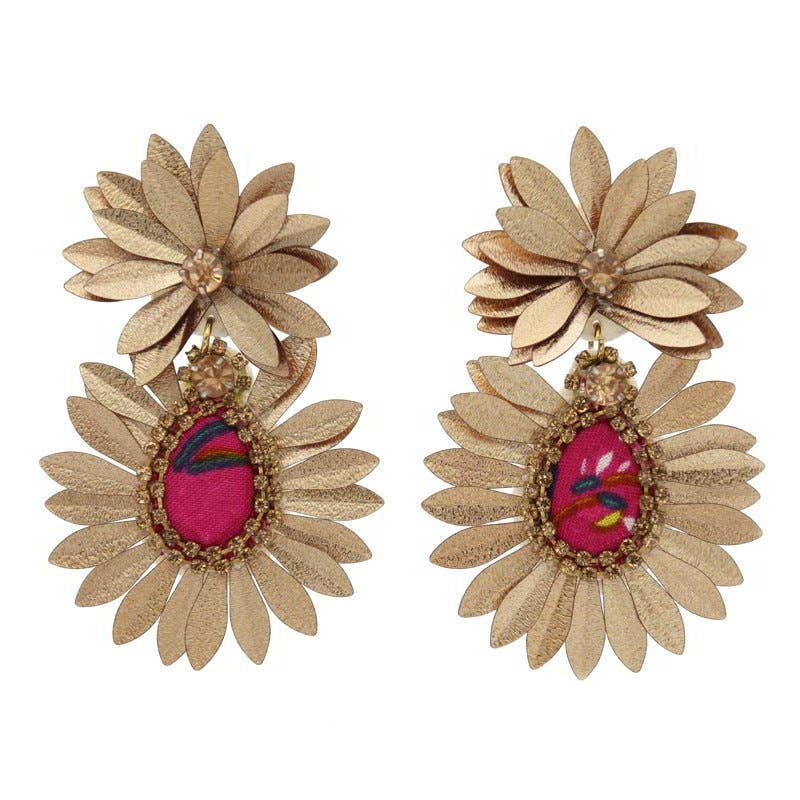 Santal Rouge Statement Earrings